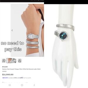 Colleen lopez Gemstone Dial Coil Watch Collection Perfect Gift!!